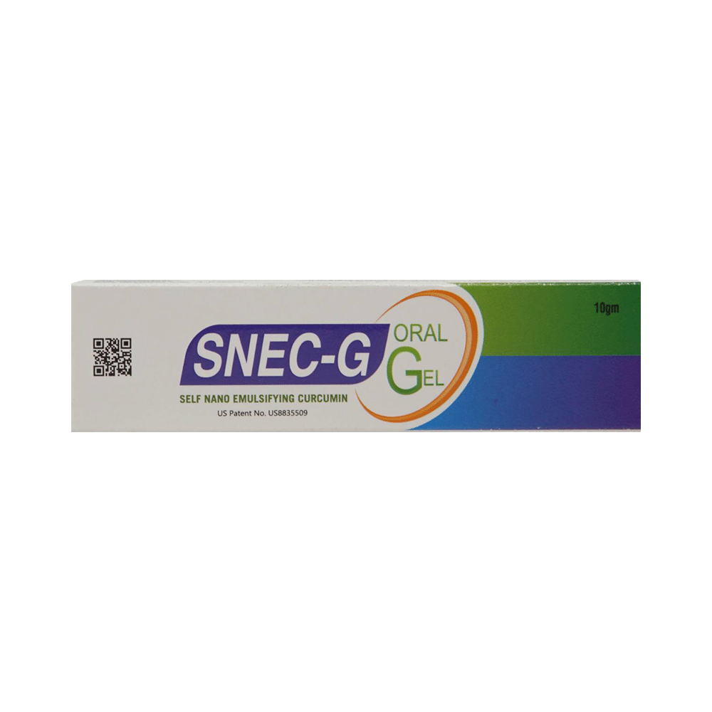 Snec G Self Nano Emulsifynig Curcumin Oral Gel (10gm Each)
