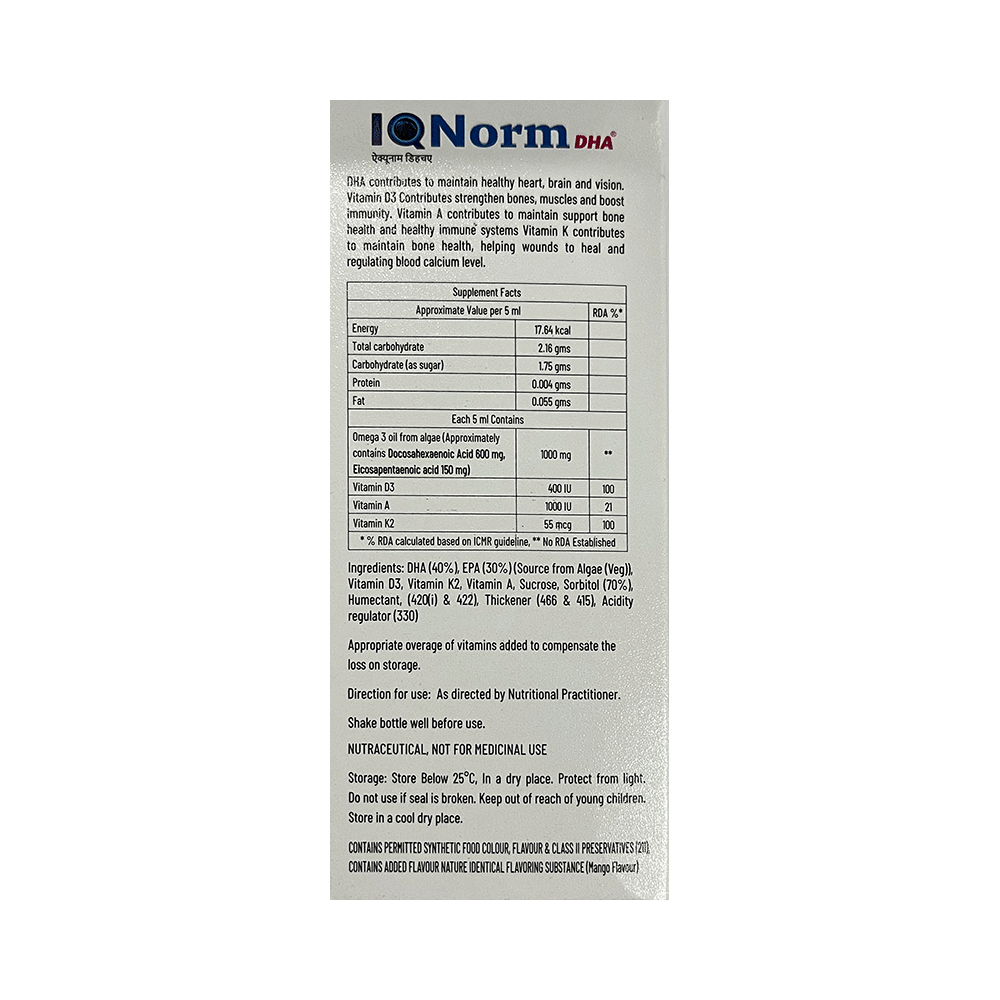 Iq Norm DHA Suspension - Image 2