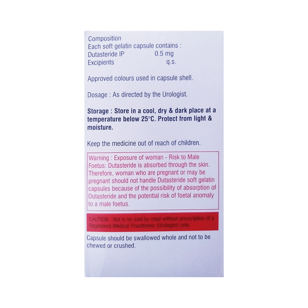 Dutajet 0.5mg Capsule - Image 2