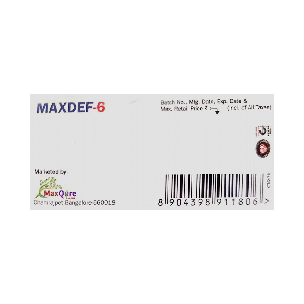Maxdef 6mg Tablet - Image 3