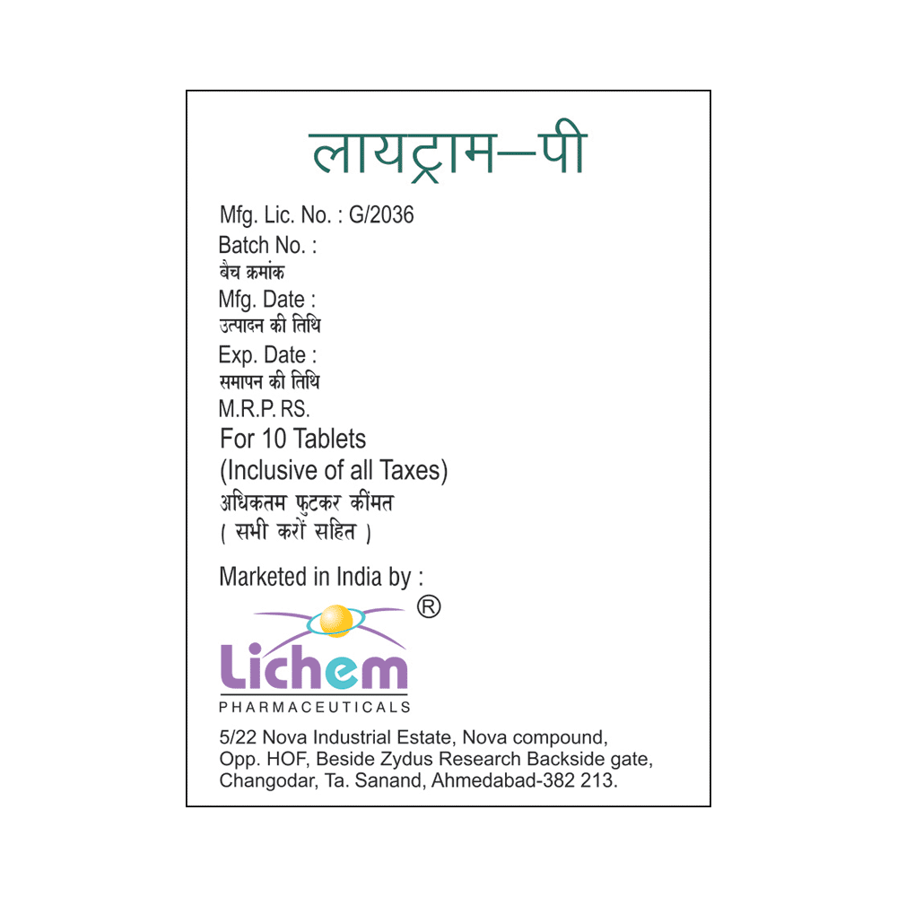Lytram-P Tablet - Image 3