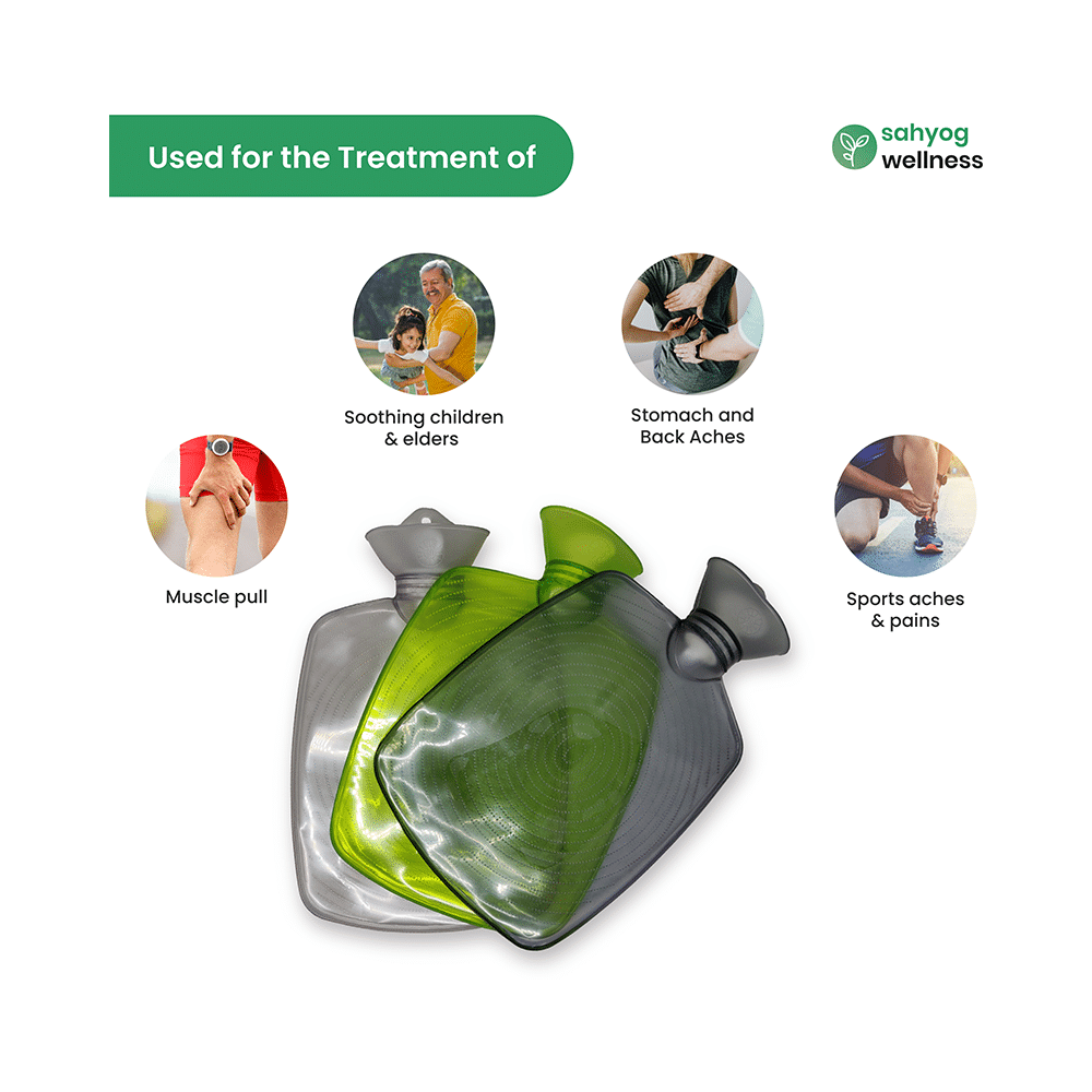 Sahyog Wellness PVC Hot & Cold Water Bottle Multicolor - Image 6