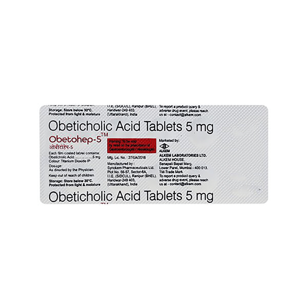 Obetohep 5mg Tablet - Image 3