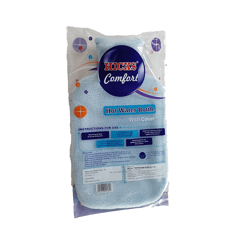 Hicks Comfort Hot Water Bottle with Cover - Image 1