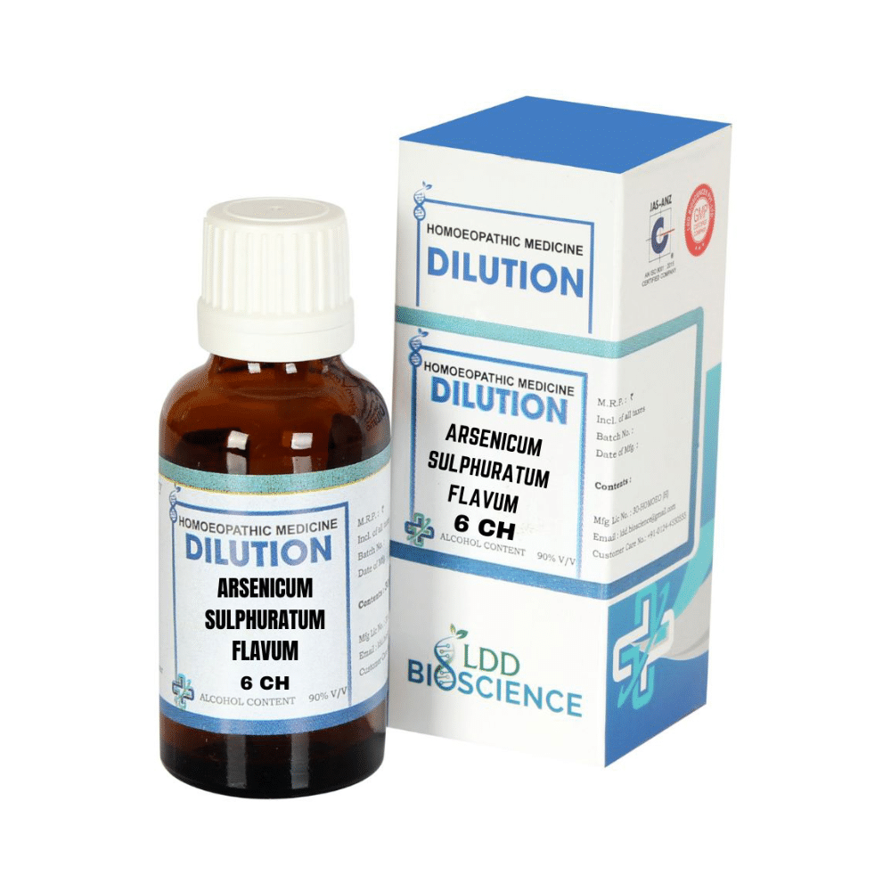 LDD Bioscience Arsenicum Sulphuratum Flavum Dilution 6 CH - Image 1