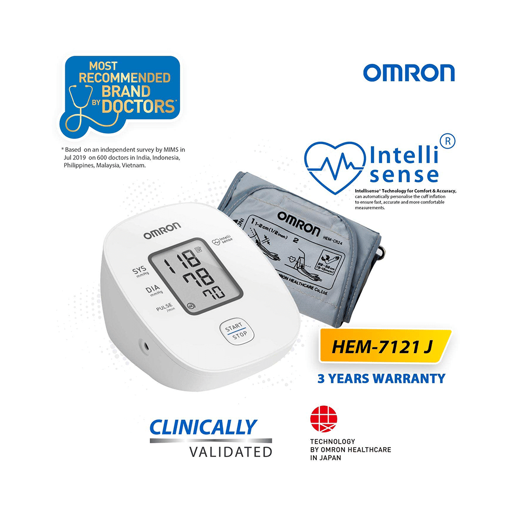 Omron Hem-7121 J BP Monitor - Image 2