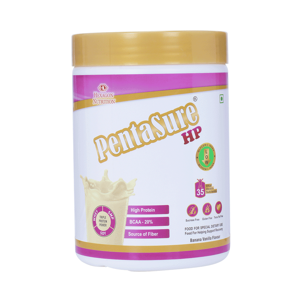 PentaSure HP with Whey, Milk & Soy Protein | Flavour Powder Banana Vanilla - Image 1