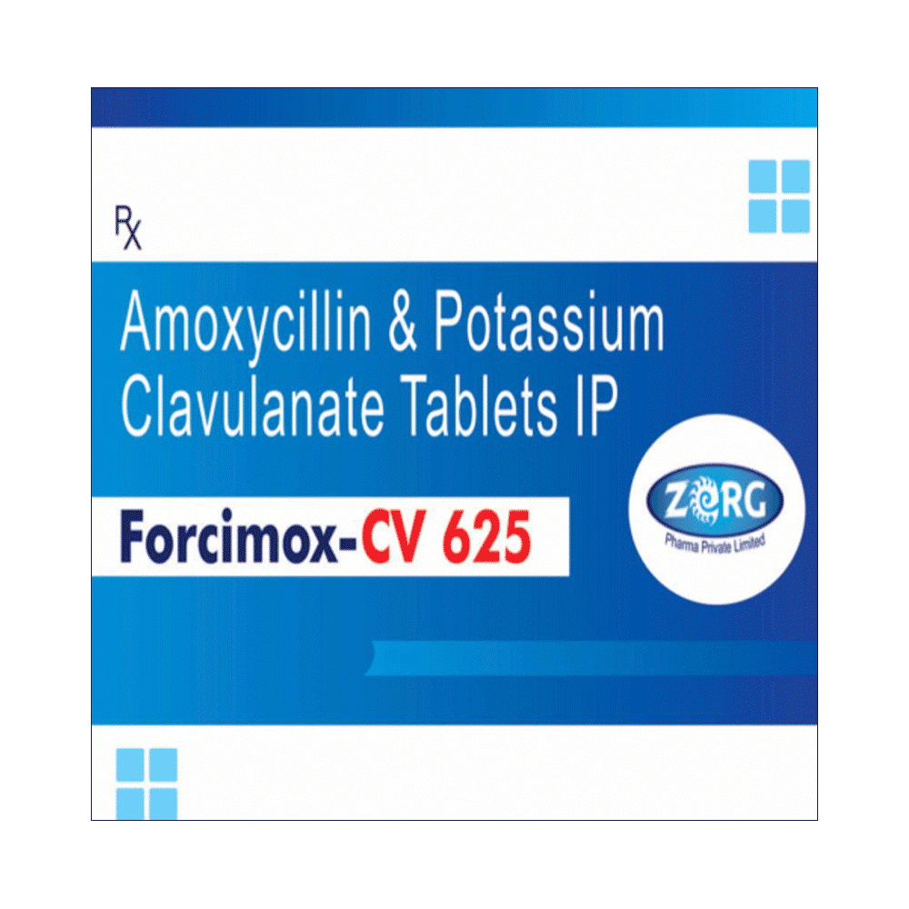 Forcimox-CV 625 Tablet - Image 1