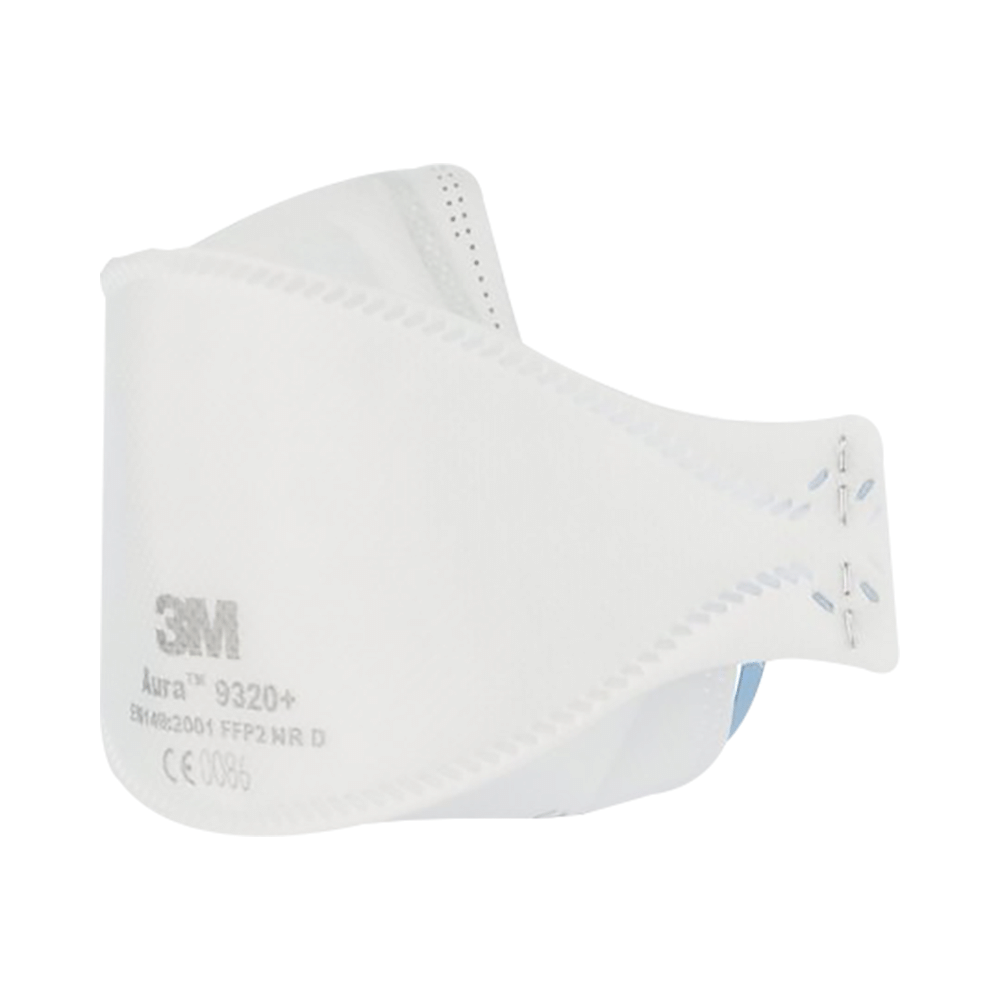 3M AuraTM 9320+ FFP2 Respirator Mask White - Image 3