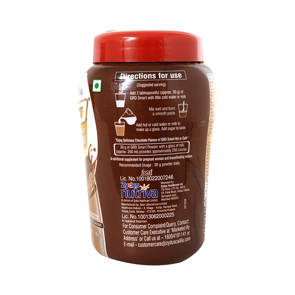 GRD Smart Whey Protein with DHA & Taurine | Gluten Free | Flavour Chocolate Powder - Image 4