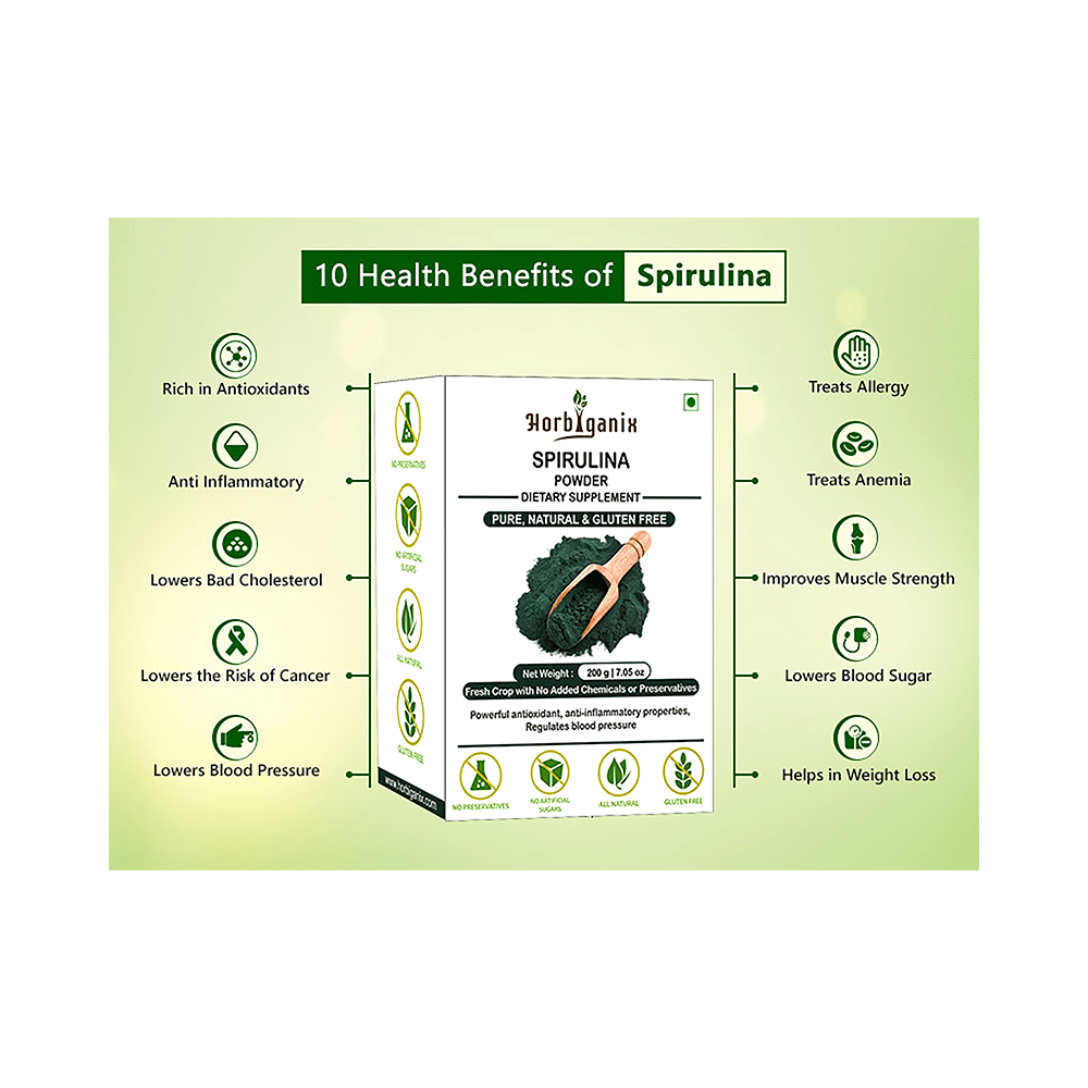 Horbiganix Spirulina Powder - Image 2