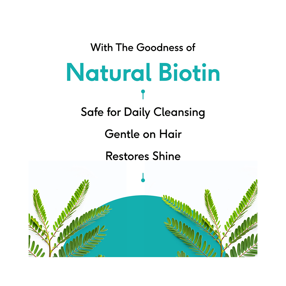 HK Vitals by HealthKart Natural Biotin Shampoo, Strengthens & Softens Hair, Reduces Hair Loss & Restores Shine, All Hair Types - Image 5