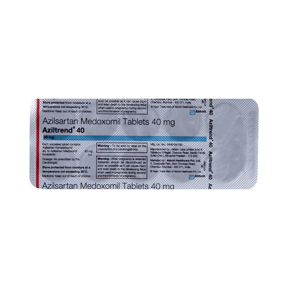 Aziltrend 40 Tablet - Image 4