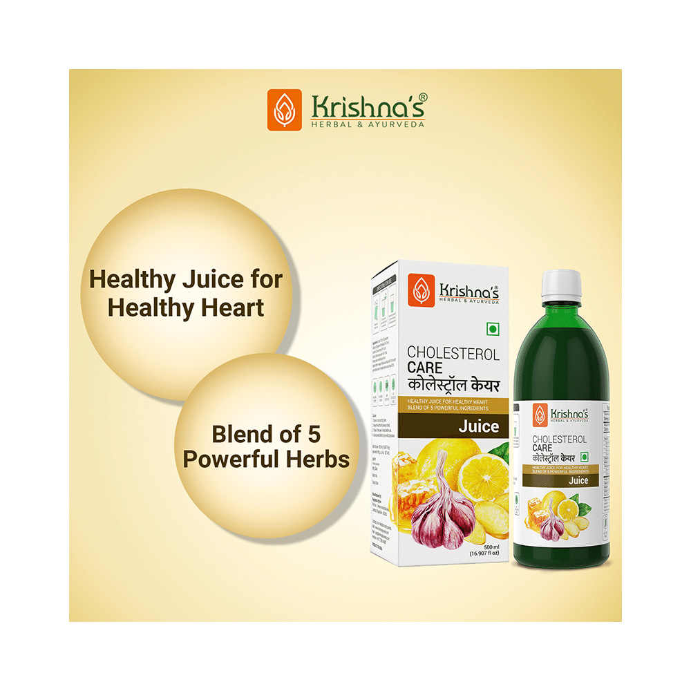 Krishna's Herbal & Ayurveda Cholesterol Care Juice | Supports Heart Health - Image 4