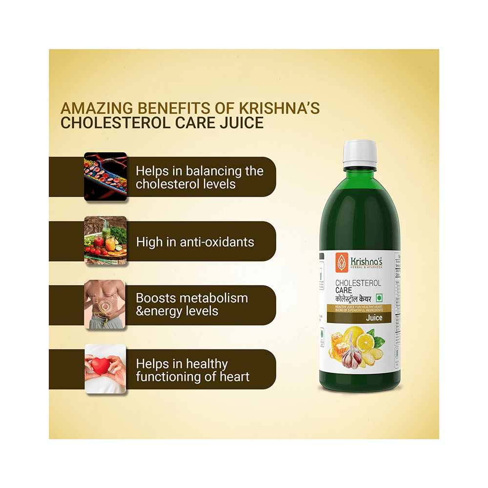 Krishna's Herbal & Ayurveda Cholesterol Care Juice | Supports Heart Health - Image 6