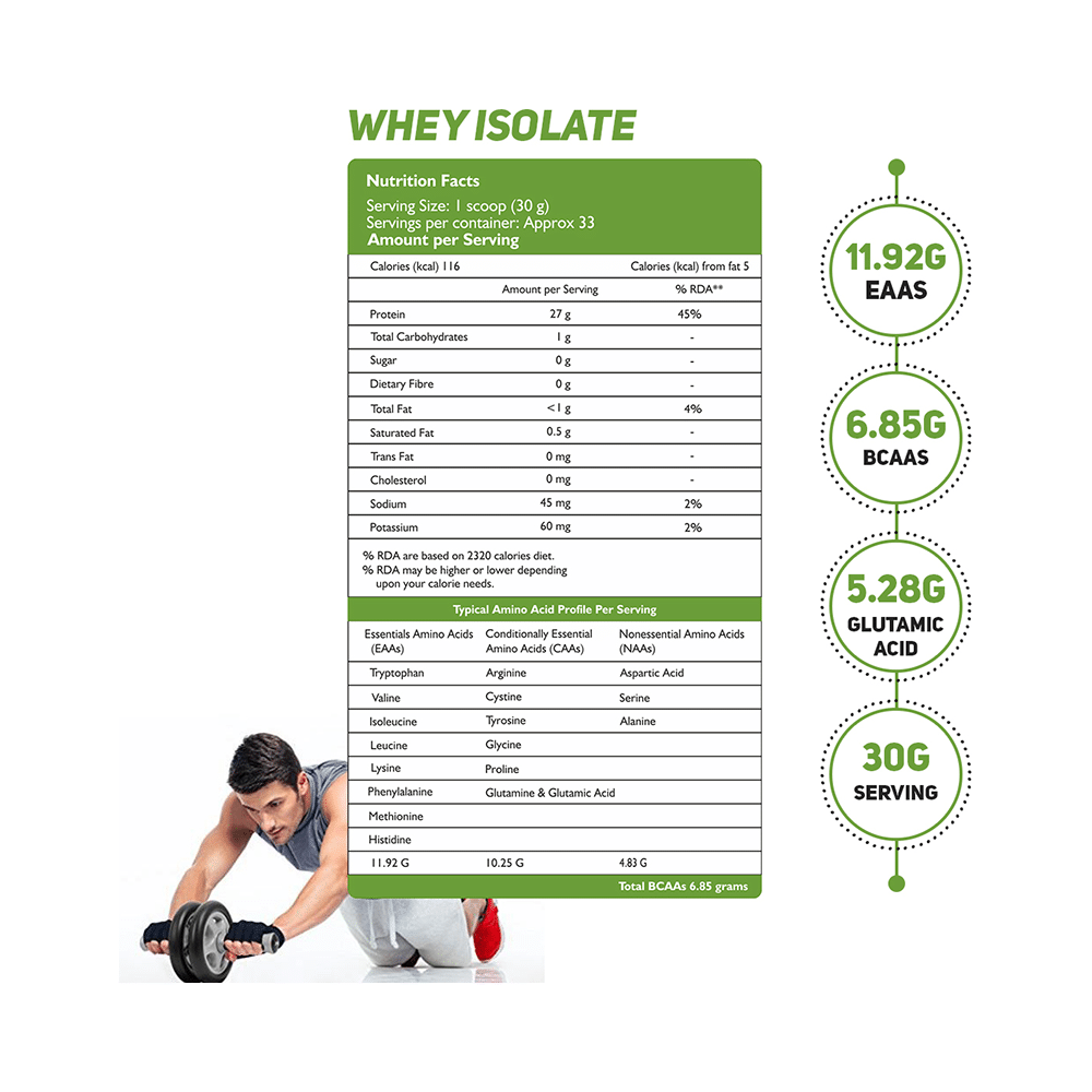 HealthOxide Pure Raw Whey Protein Isolate 90% Powder - Image 2