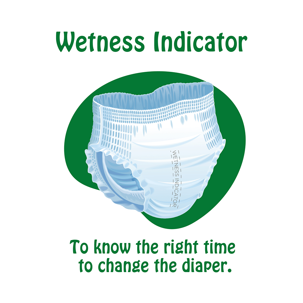 Teddyy Easy Baby Diaper Pants with Soft Elastic | Size XL - Image 3