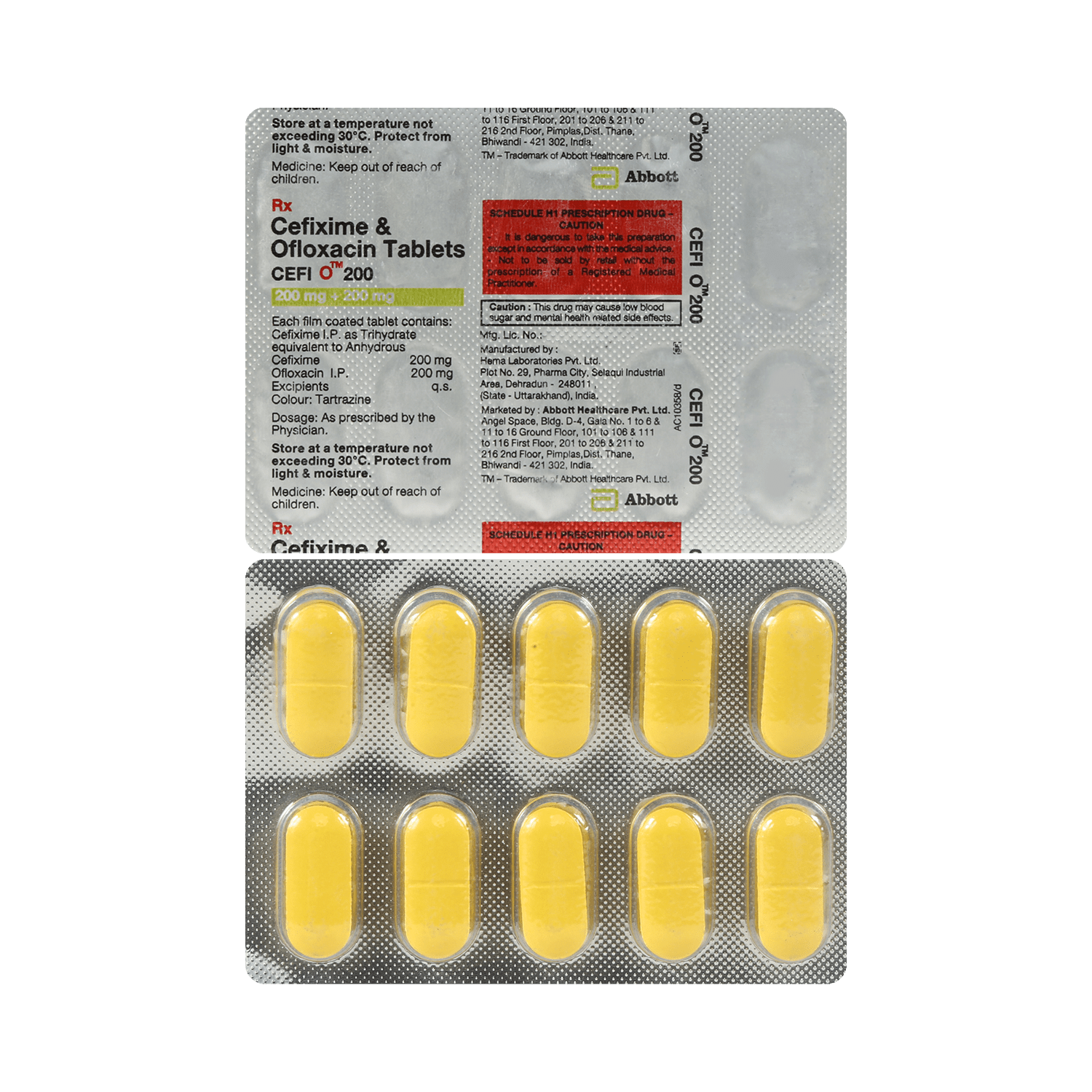 Cefi O 200 Tablet - Image 1