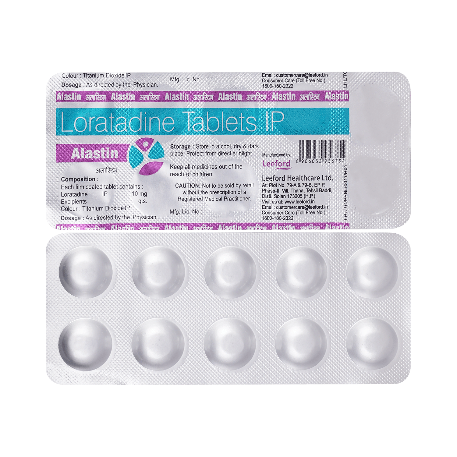 Alastin 10mg Tablet