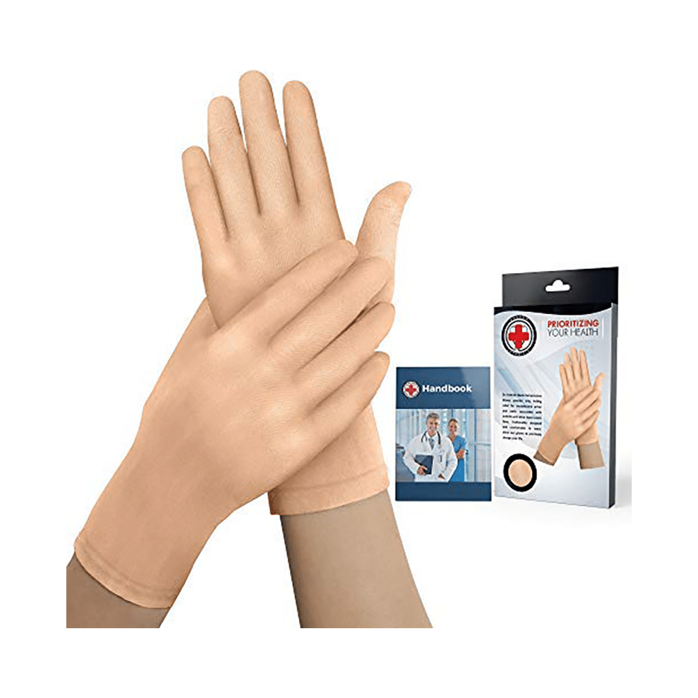 Dr. Arthritis Doctor Developed Full Skin Nude Arthririts Glove Small - Image 1