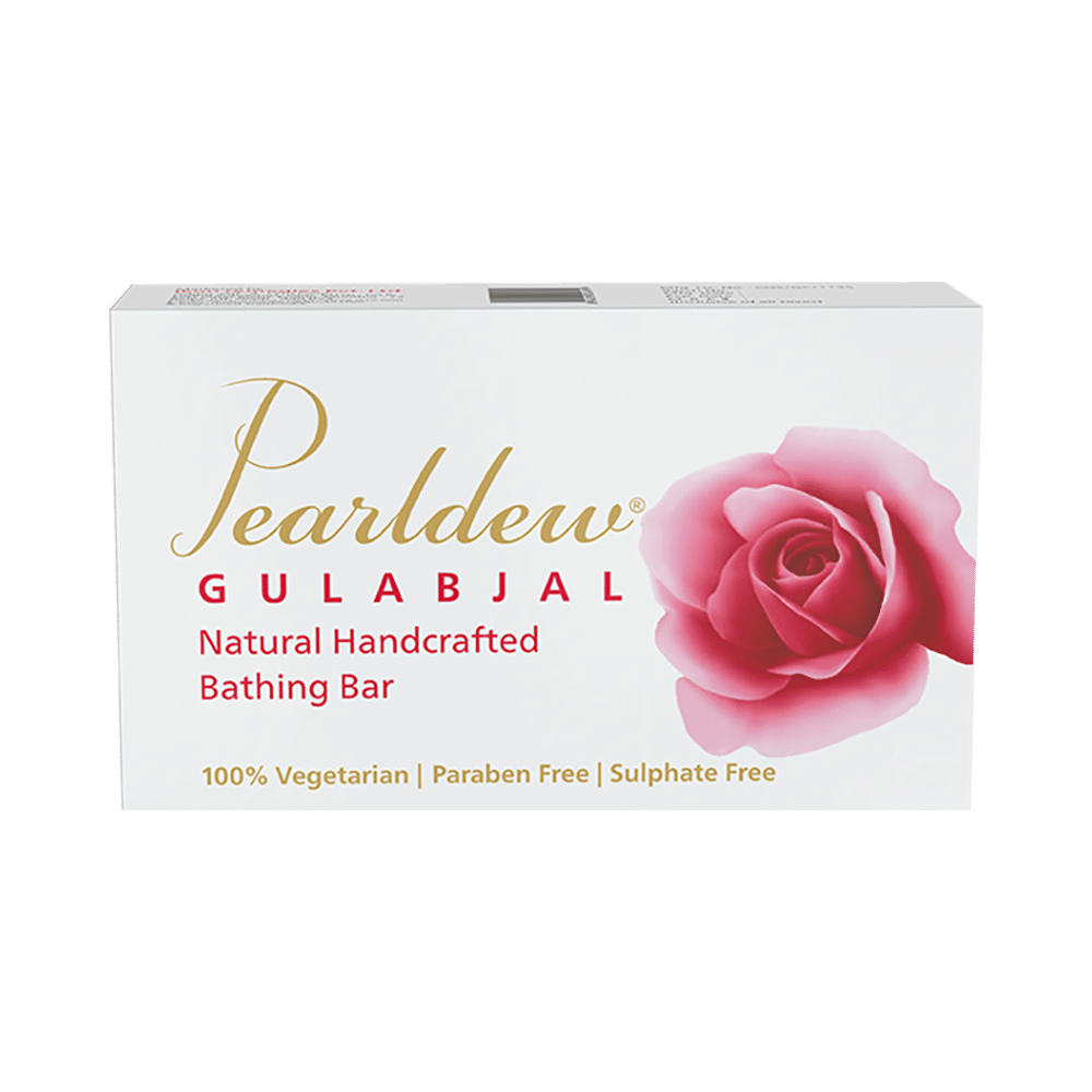 Pearldew Gulabjal Natural Handcrafted Bathing Bar