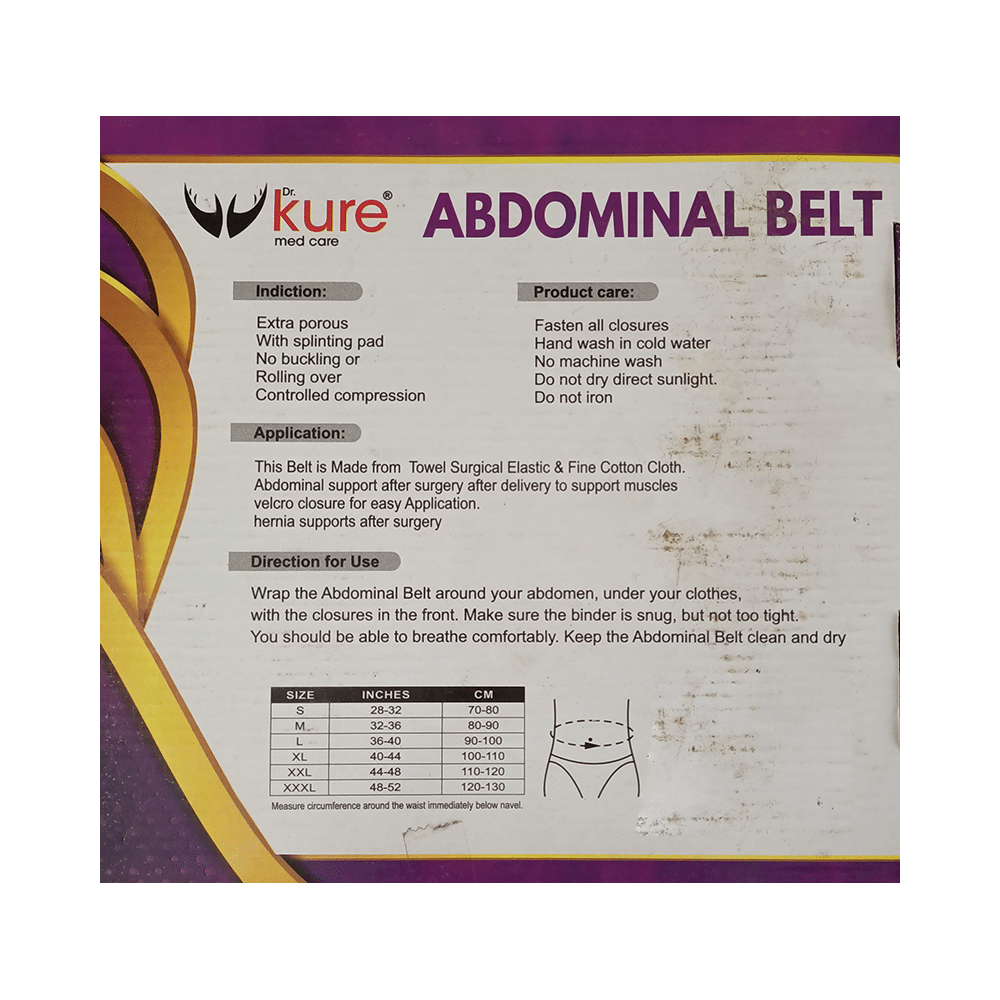 Dr. Kure med care Abdominal Belt XL Beige - Image 2