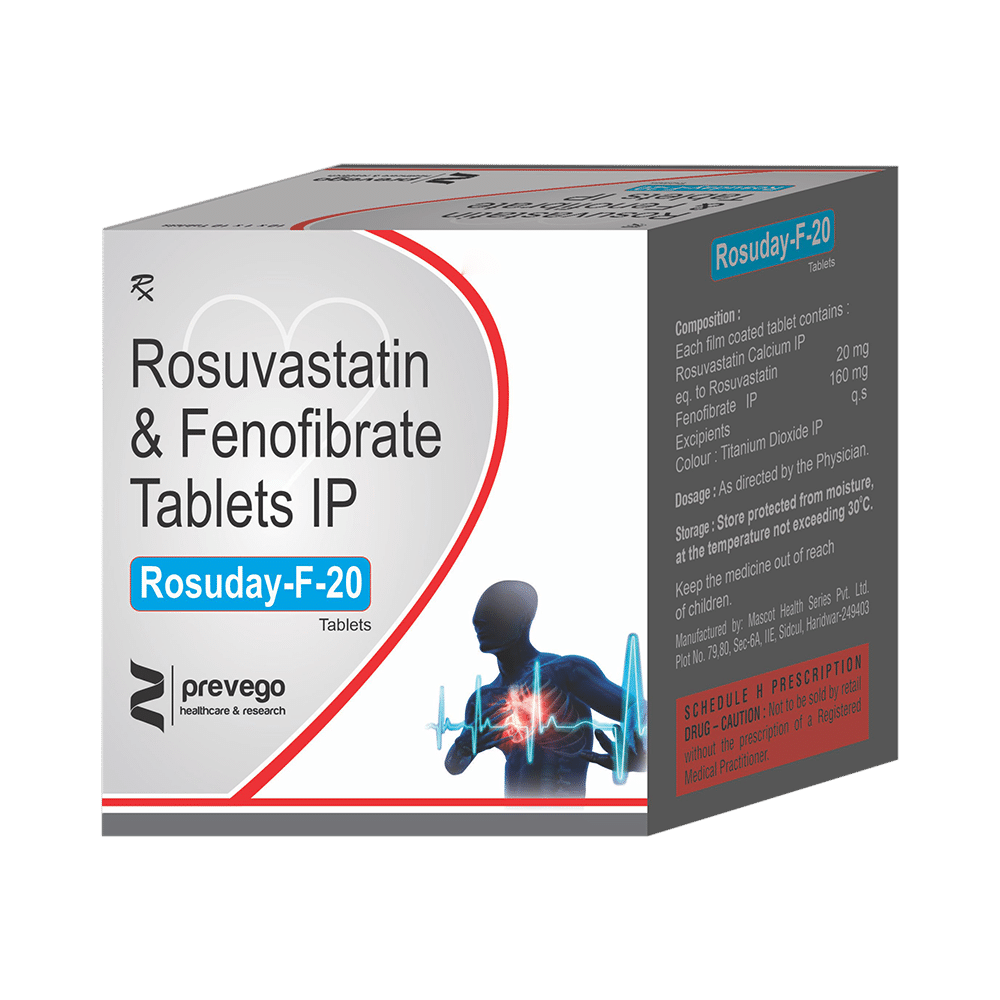 Rosuday-F 20 Tablet - Image 1