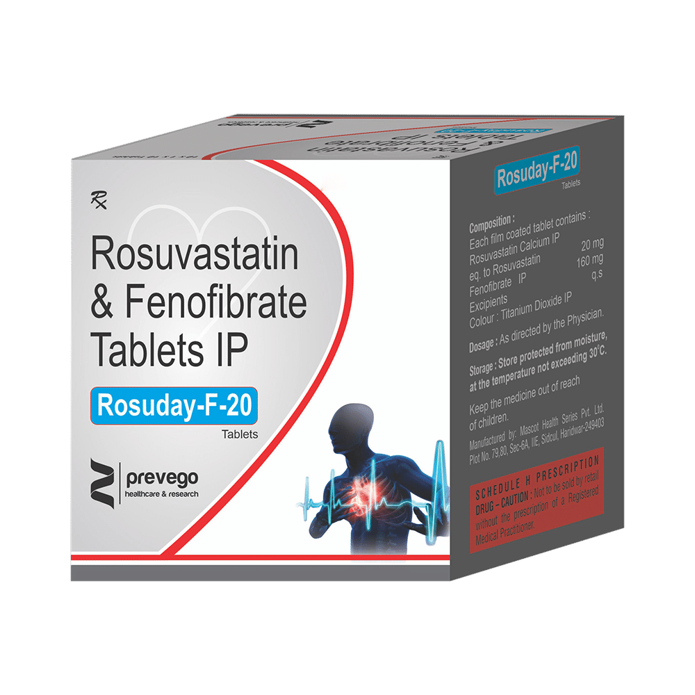 Rosuday-F 20 Tablet