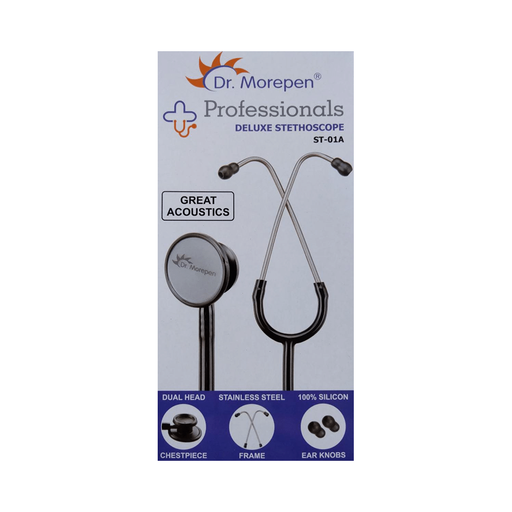Dr Morepen ST01A Deluxe Stethoscope - Image 1