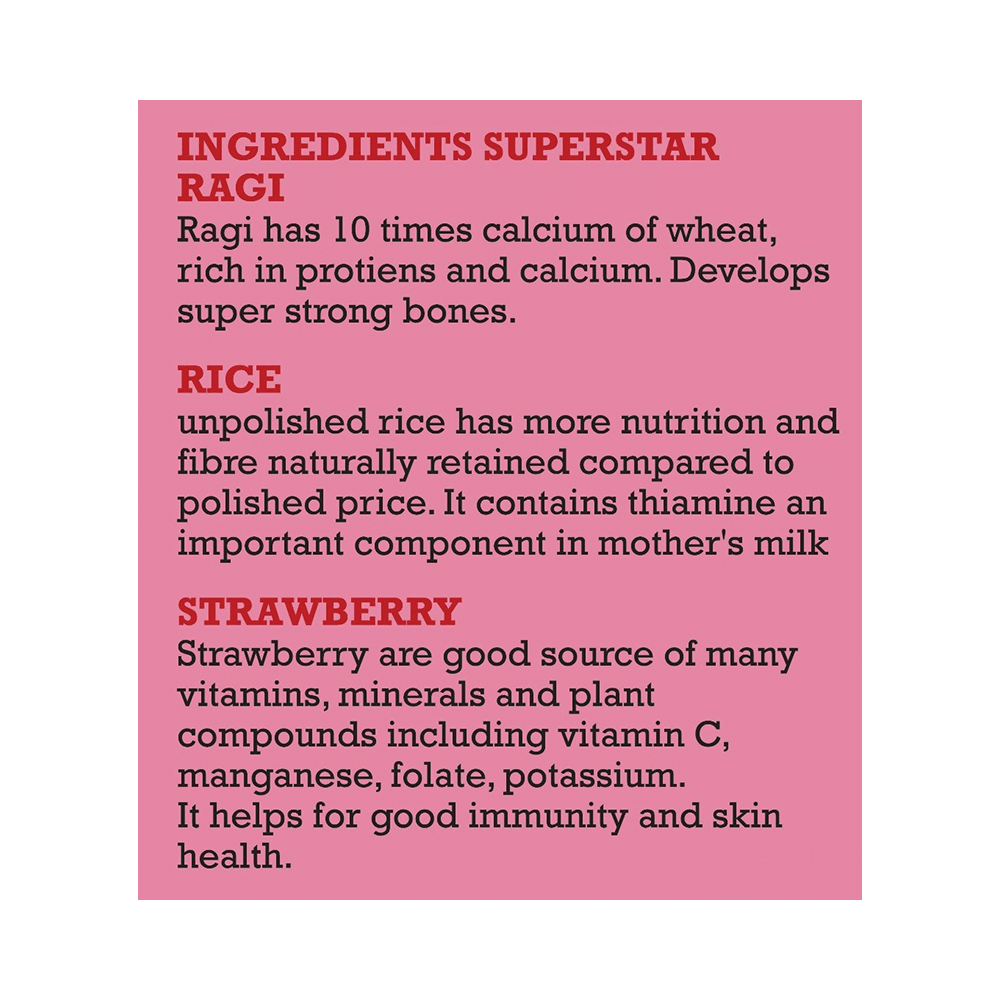 Whole Organix Oragnic Baby Cereal Stage 4, 12 Months Ragi, Rice & Strawberry - Image 7