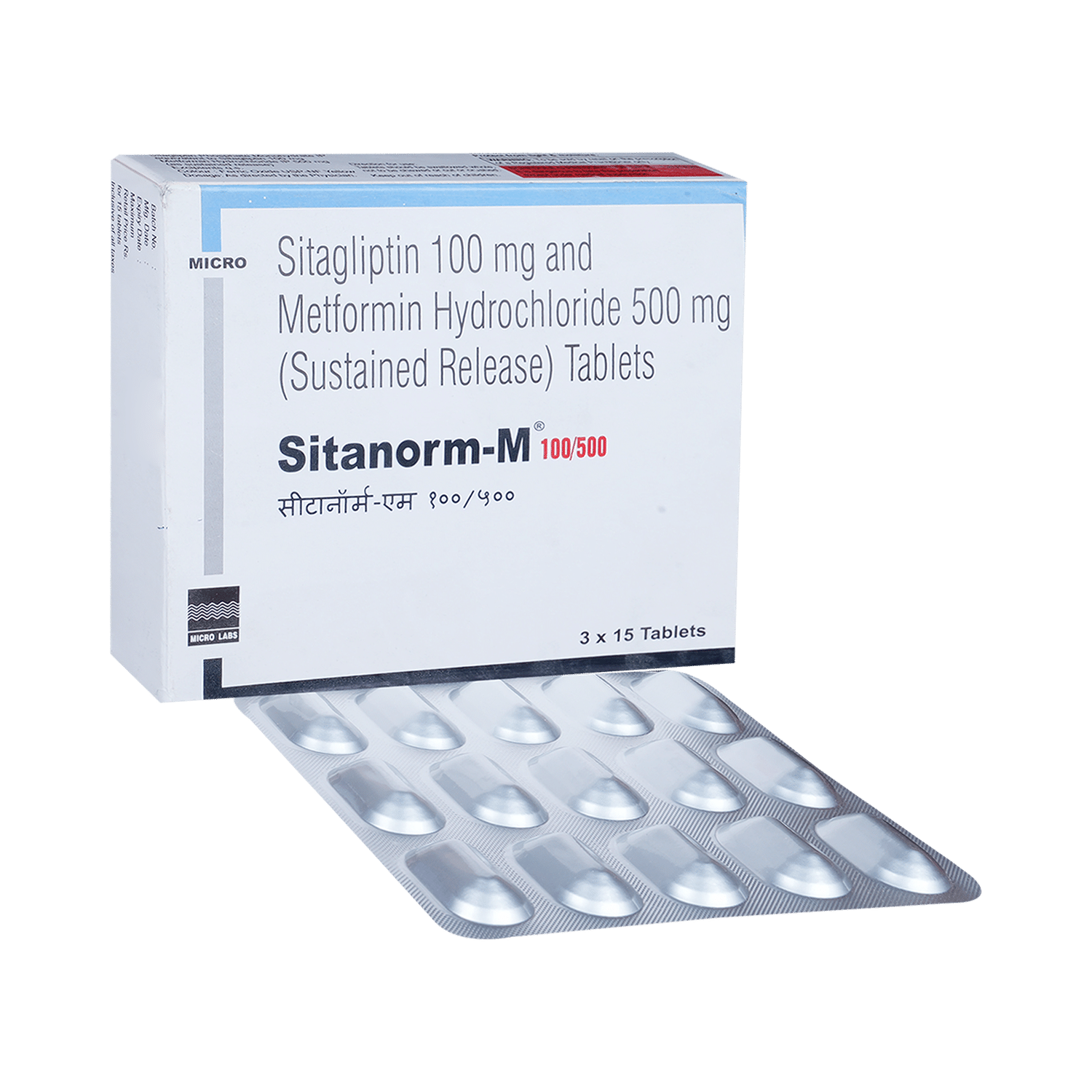 Sitanorm M 100mg/500mg Tablet - Image 1