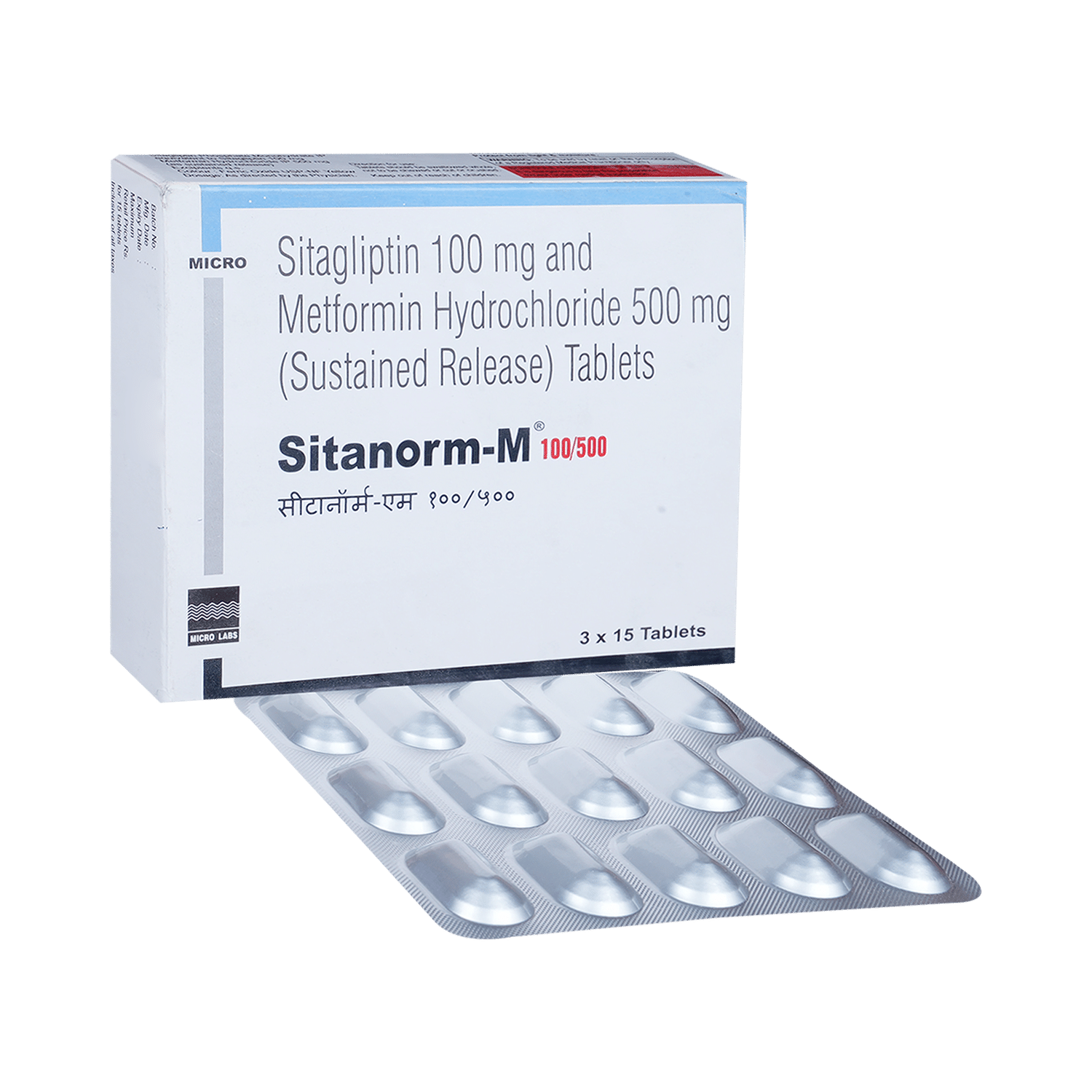 Sitanorm M 100mg/500mg Tablet