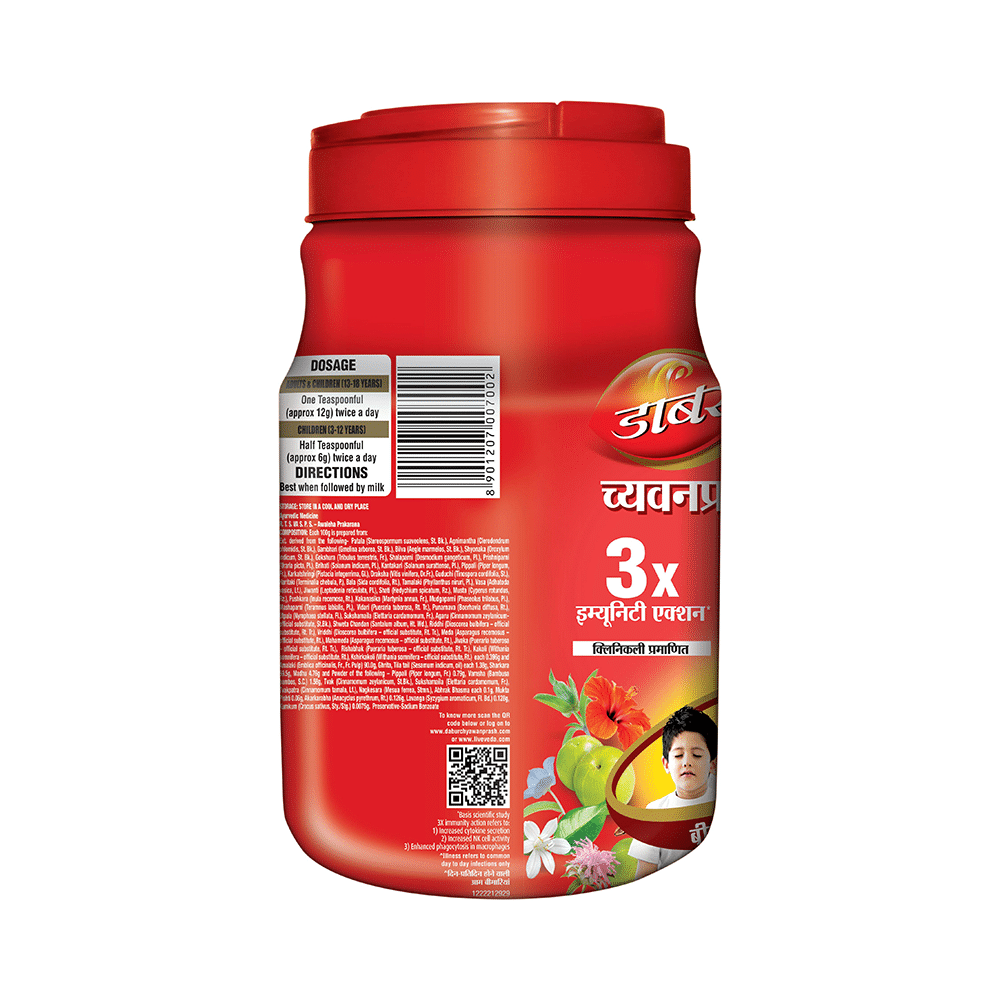 Dabur Chyawanprash | 3X Immunity Action | Builds Strength, Stamina & Overall Health - Image 3