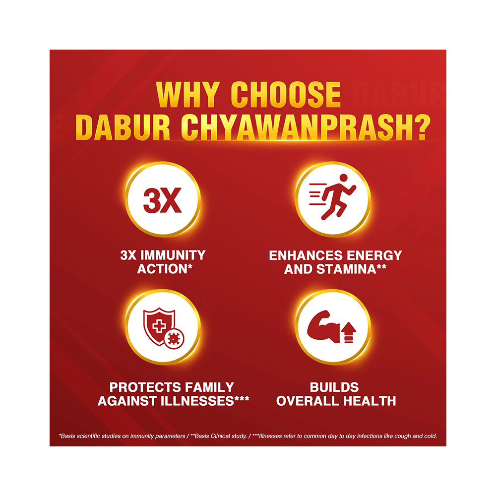 Dabur Chyawanprash | 3X Immunity Action | Builds Strength, Stamina & Overall Health - Image 6