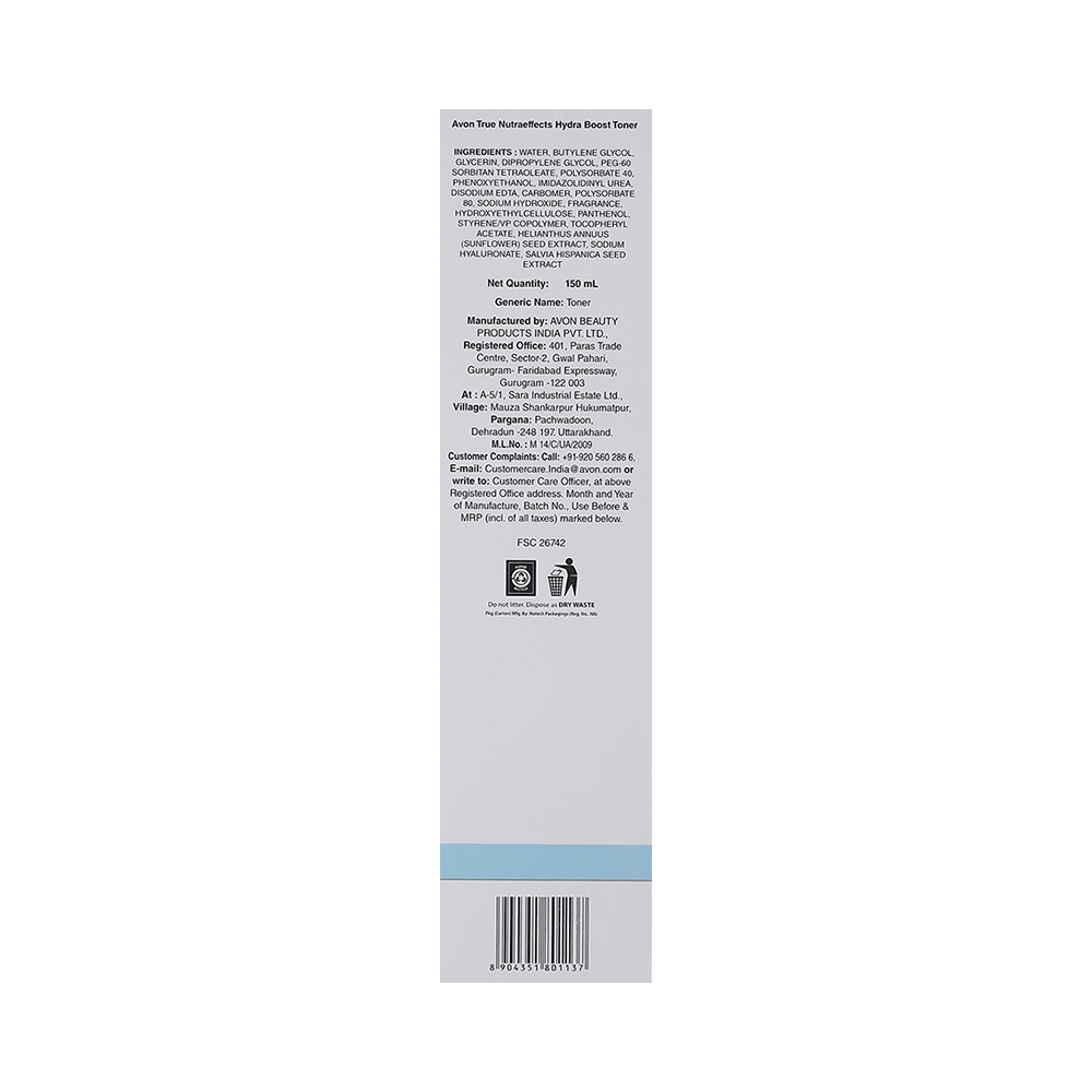 Avon True Nutraeffects Hydra Boost Toner - Image 3