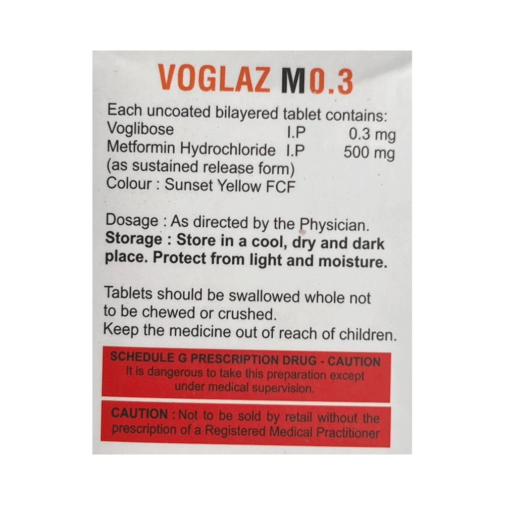 Voglaz M 0.3 Tablet SR - Image 2