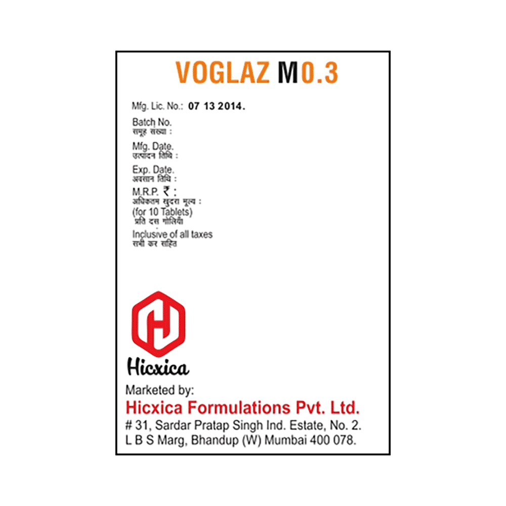 Voglaz M 0.3 Tablet SR - Image 3