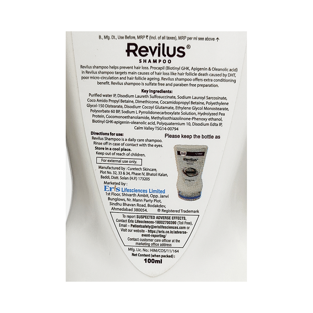 Revilus Shampoo with Procapil & Biotin | Daily Care for Healthy Hair - Image 3