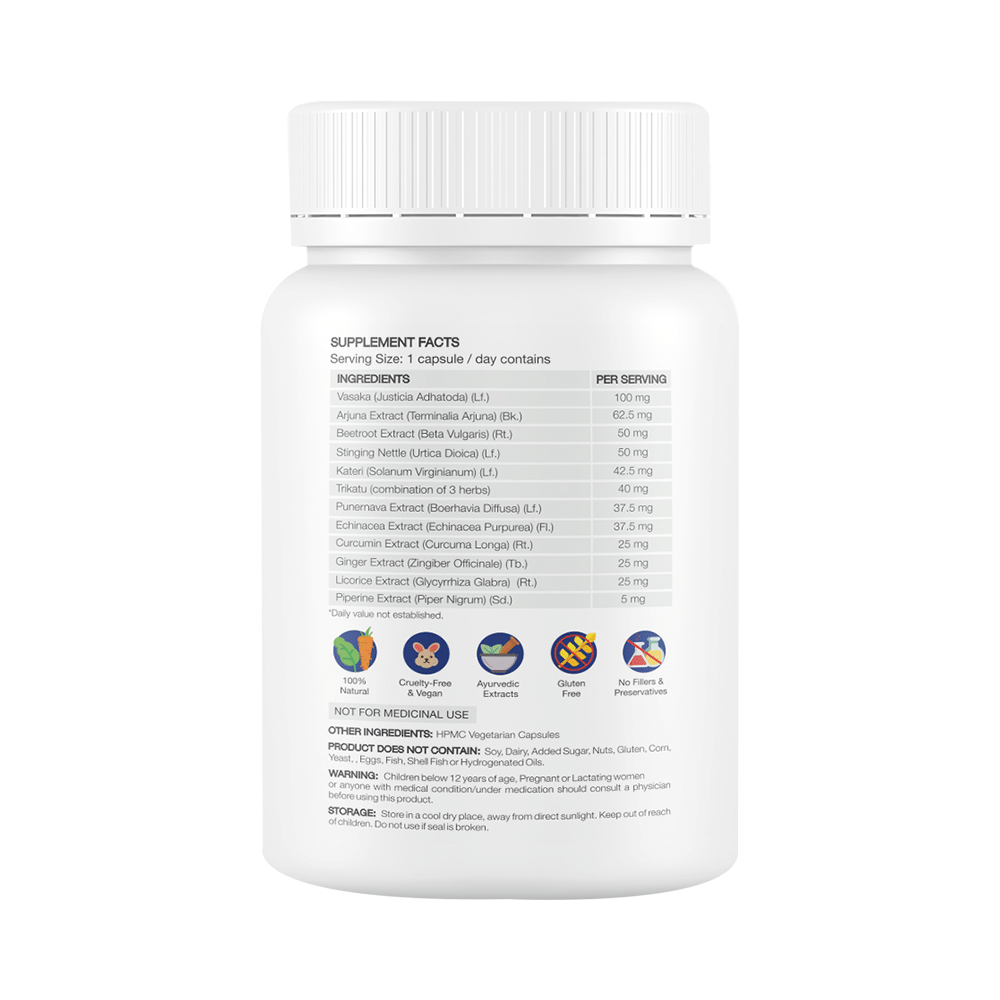 Foresta Organics Lung Detox for Lung Cleansing Vegan Capsule - Image 2