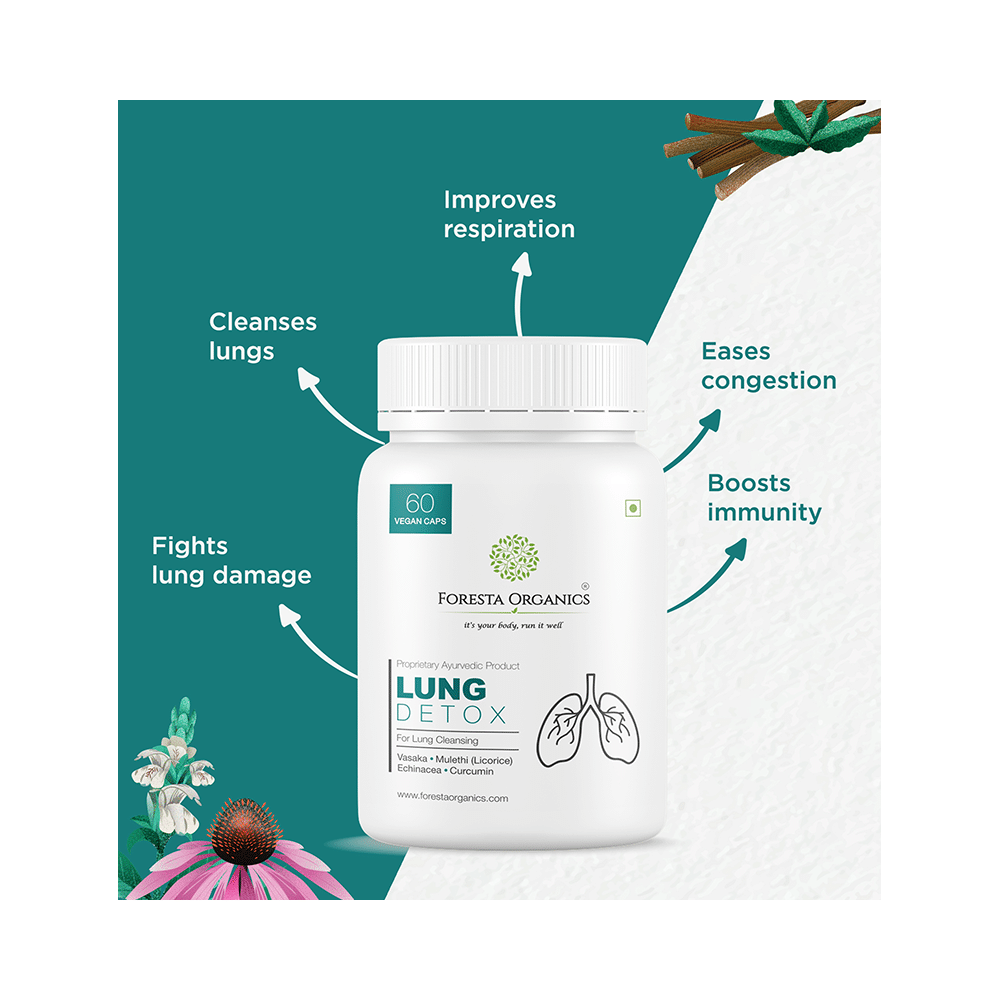 Foresta Organics Lung Detox for Lung Cleansing Vegan Capsule - Image 4