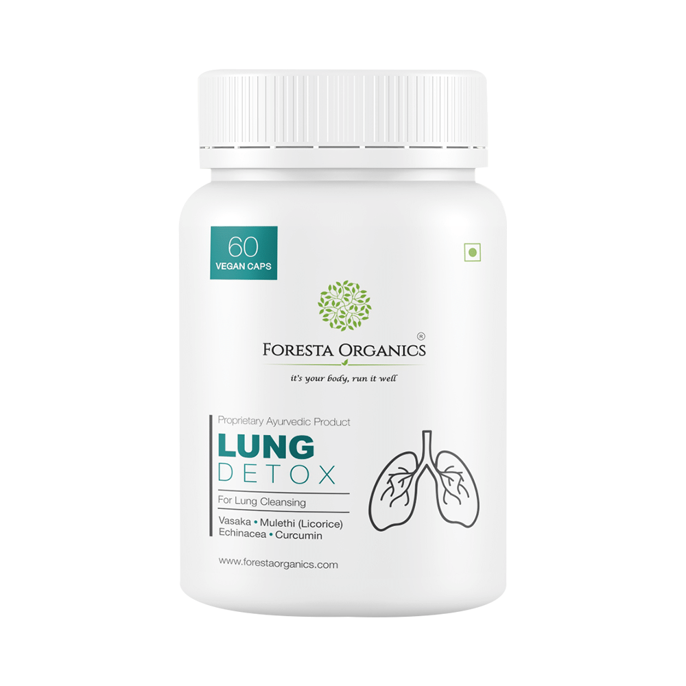 Foresta Organics Lung Detox for Lung Cleansing Vegan Capsule - Image 1