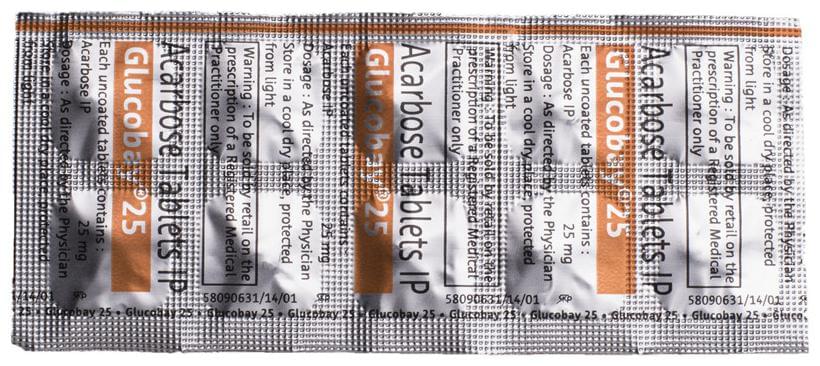 Glucobay 25 Tablet - Image 2