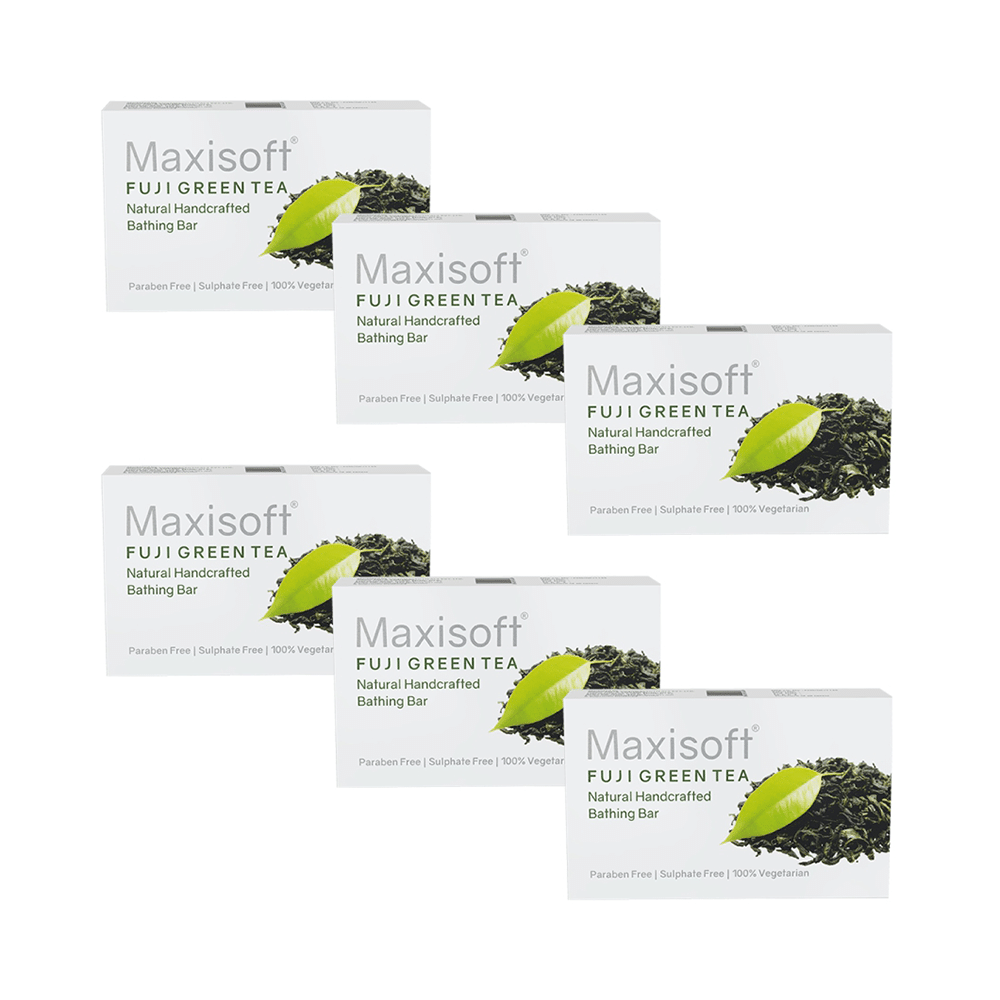Maxisoft Fuji Green Tea Bathing Bar (75gm Each) - Image 1