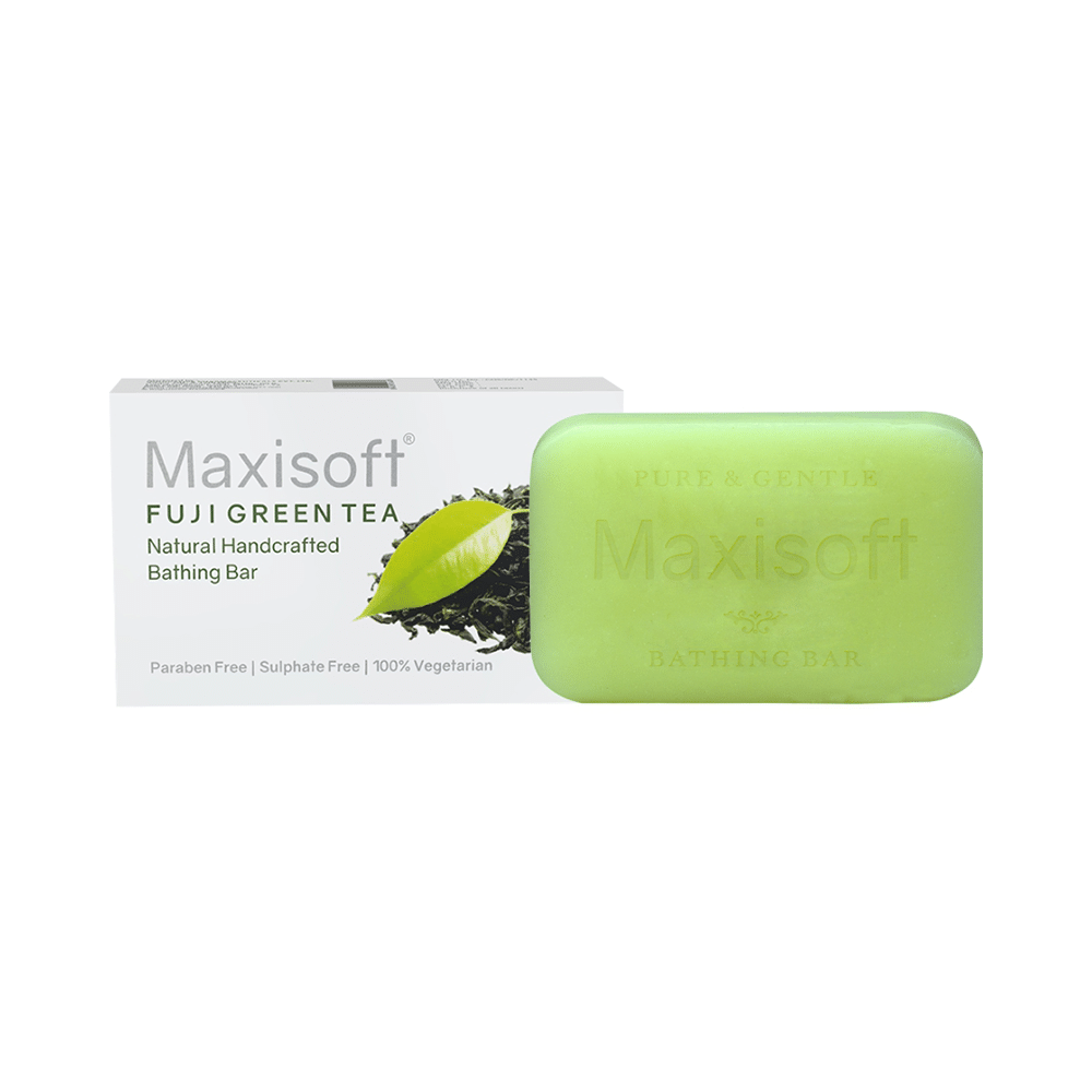 Maxisoft Fuji Green Tea Bathing Bar (75gm Each) - Image 2
