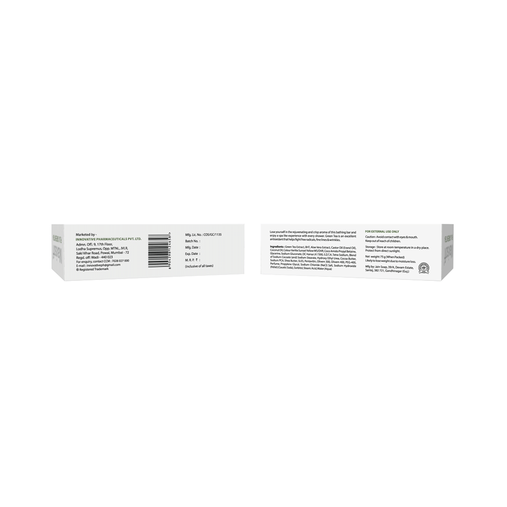 Maxisoft Fuji Green Tea Bathing Bar (75gm Each) - Image 3