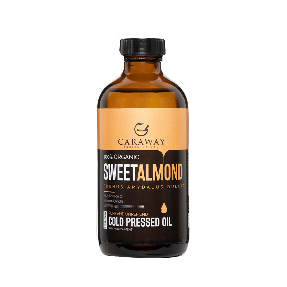 Caraway 100% Organic Sweet Almond Cold Pressed Oil