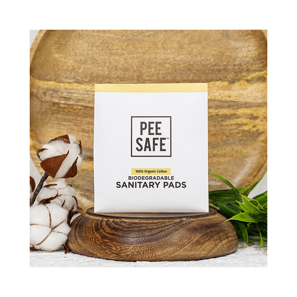 Pee Safe 100% Organic Cotton - Biodegradable Sanitary Pads | Regular - Image 6