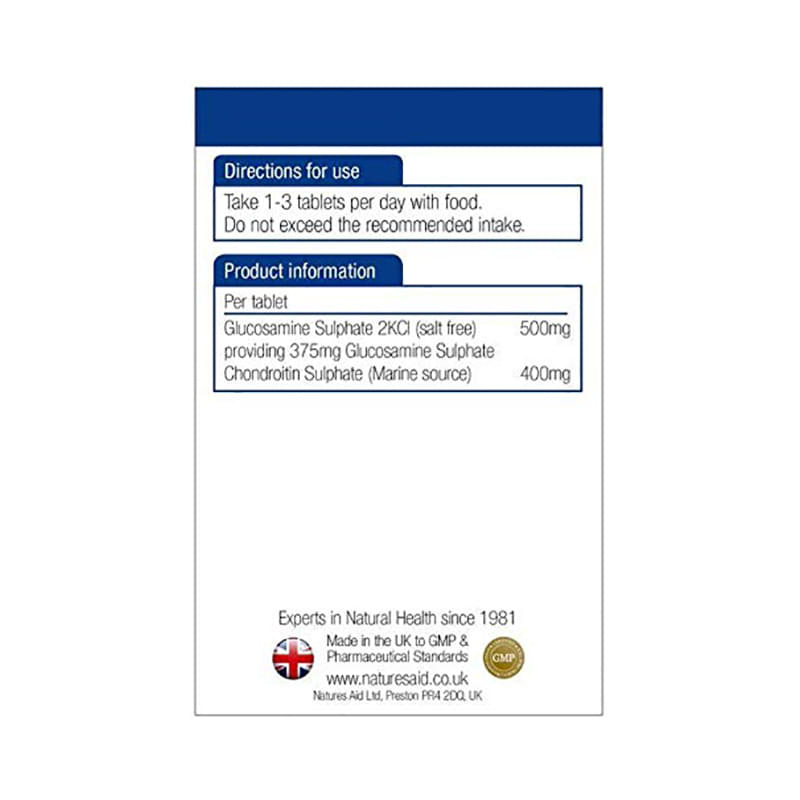 Natures Aid Glucosamine & Chondroitin Tablet - Image 1