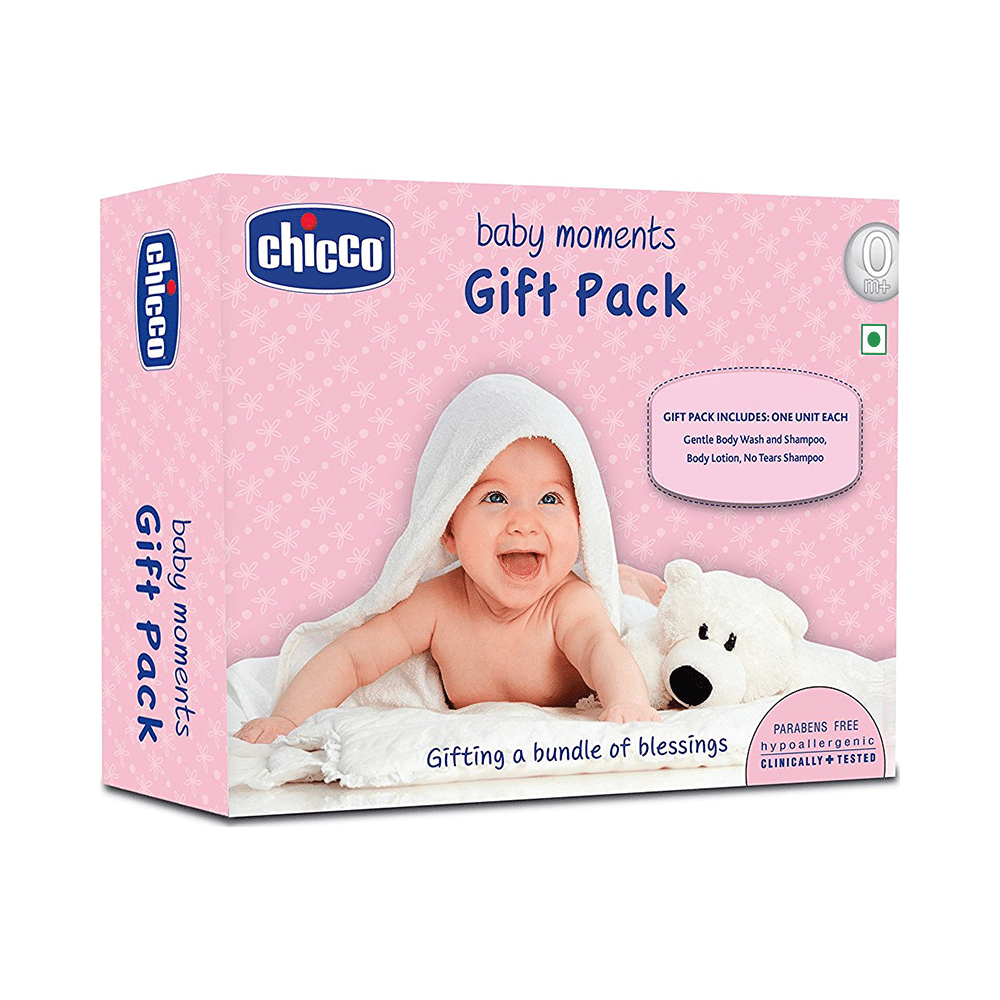 Chicco Baby Moments Gift Pack Pink - Image 1