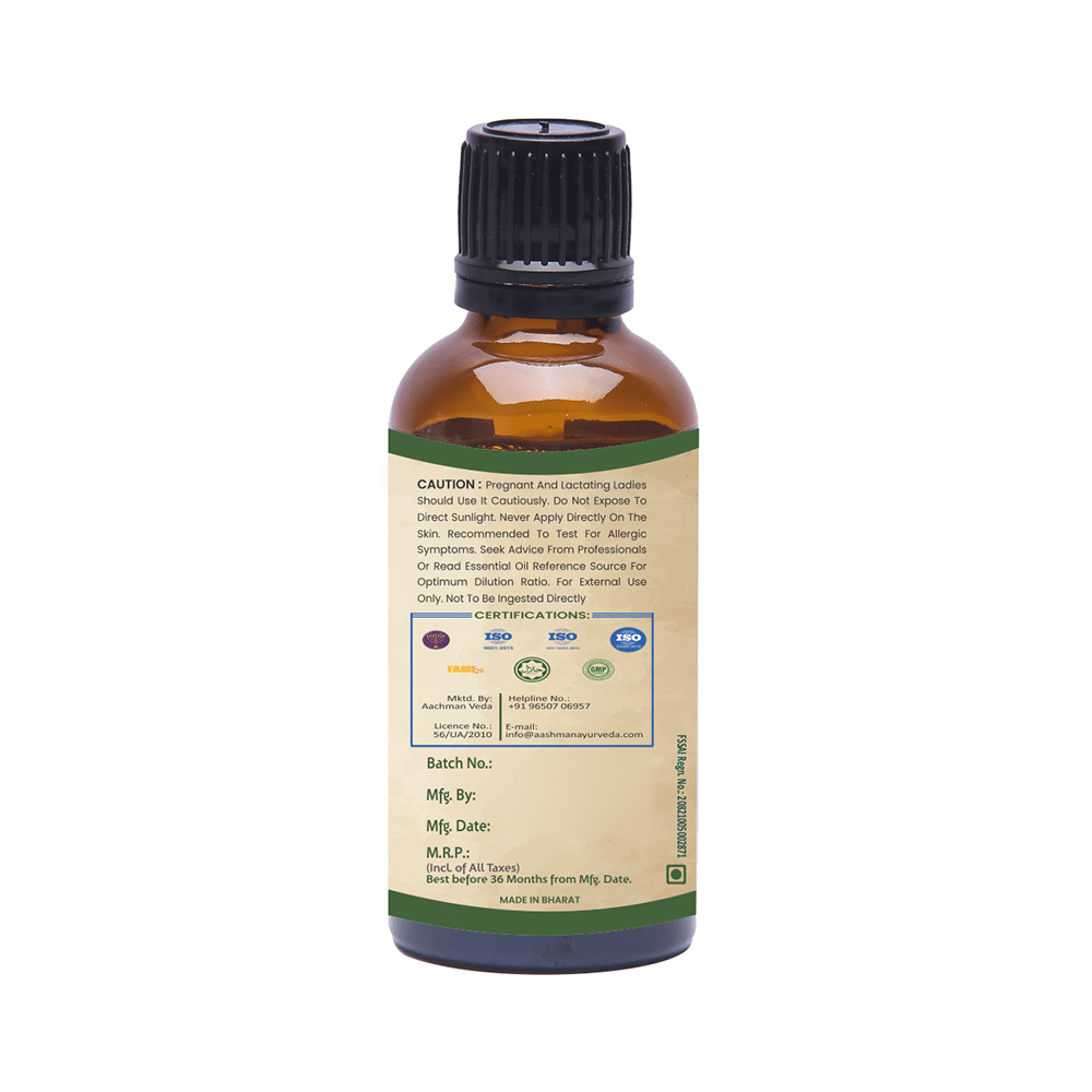 Aashman Ayurveda 100% Pure Steam Distilled Essential Oil (50ml Each) Mint - Image 5